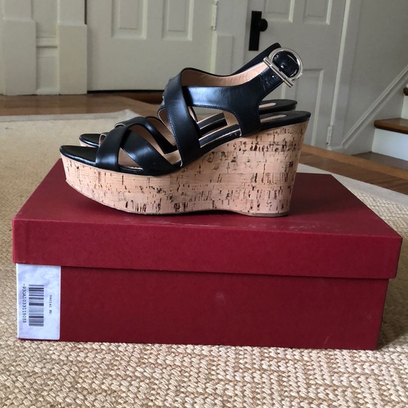 Ferragamo cork wedge sandals - Picture 2 of 8